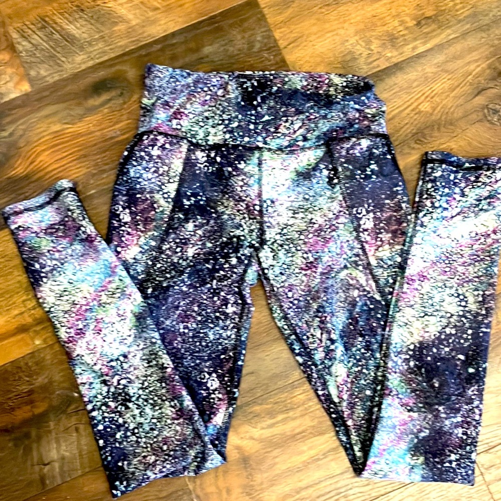 Old Navy active wear leggings multicolor size(14-16)
